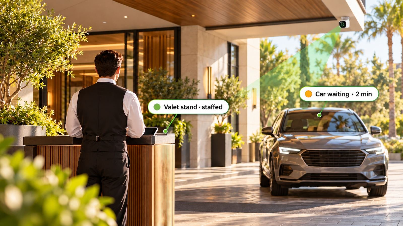 Valet & entrance